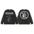 Hellstar Sports Vintage Wash Long Sleeve Tee - Washed Black