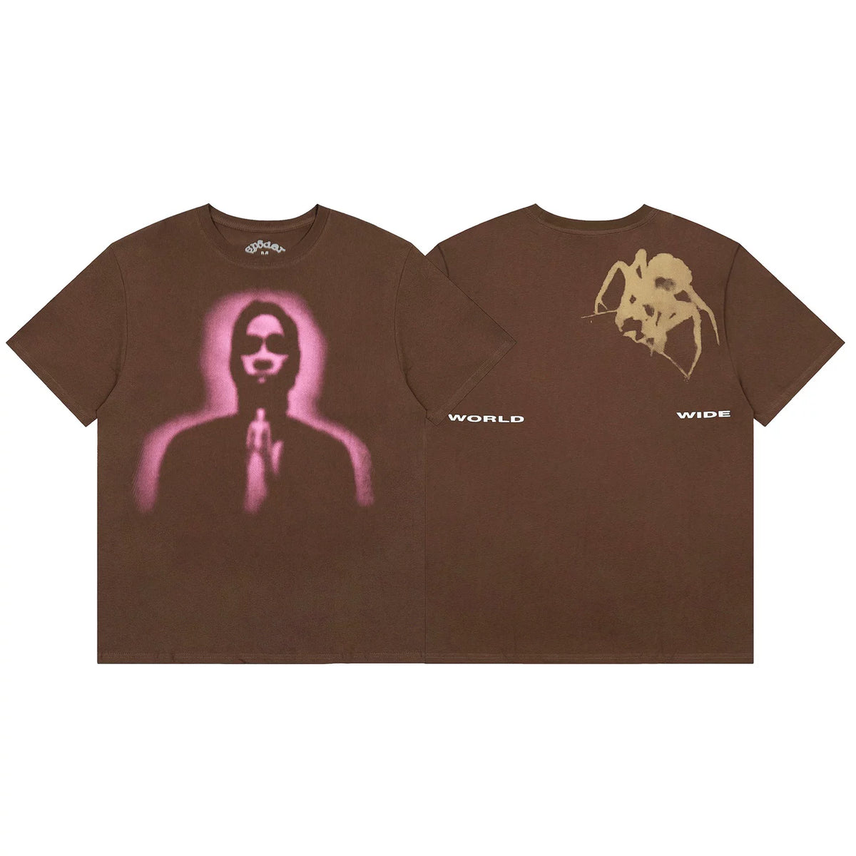 Sp5der 555 Spider Web Graphic Cotton Tee