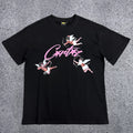 Corteiz Cupid Cherub T-Shirt – Black/Pink