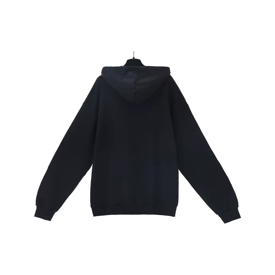 Sp5der Graphic Letter Print Cotton Streetwear Hoodie