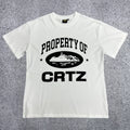 Corteiz Property of CRTZ T-Shirt – White/Black