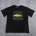 Corteiz "Rules The World" Alcatraz Graphic Tee (Black Multi-Color Edition)