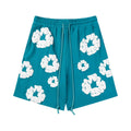 Denim Tears Cotton Flower Foam Print Shorts