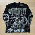 Mixed Emotion Rhinestone High-Street Long Sleeve