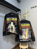 Hellstar Invasion Graphic Long Sleeve Tee - Black