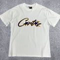 Classic Star-Logo Graphic Tee - White & Navy Streetwear T-Shirt