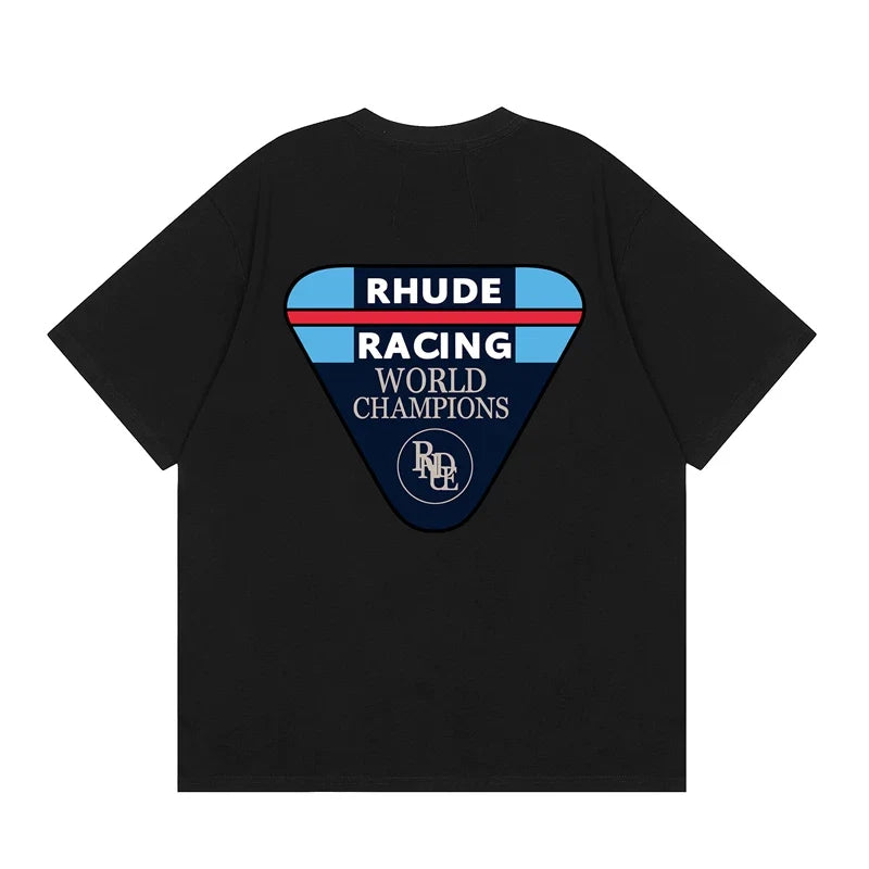 RHUDE High Street Oversized Graphic Pure Cotton T-Shirt