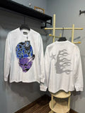 Hellstar Portrait Graphic Long Sleeve Tee - White