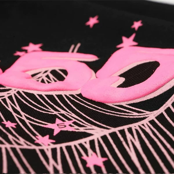 Sp5der American Vintage Spider Web Print Hoodie