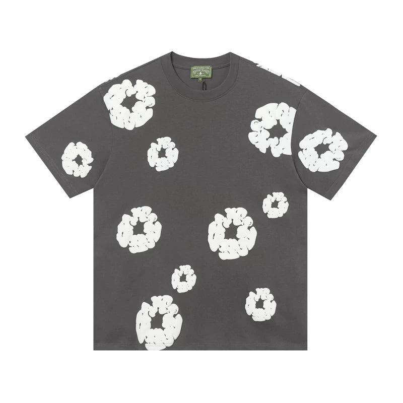 Denim Tears Cotton Flower Foam Print Cotton Tee
