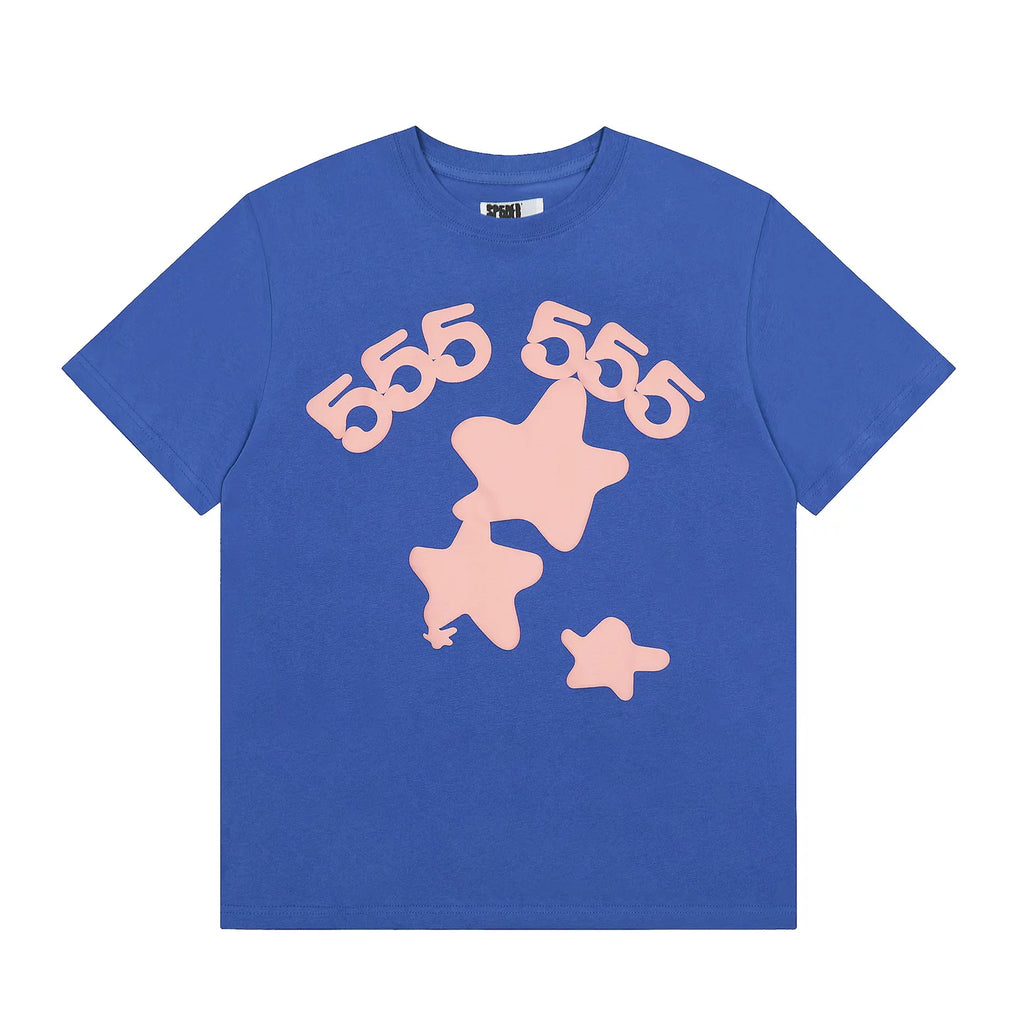 Sp5der 555 Spider Web Graphic Cotton Tee