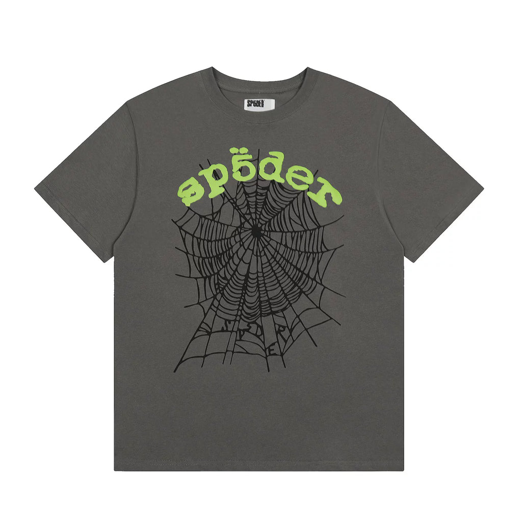 Sp5der 555 Spider Web Graphic Cotton Tee