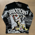 Mixed Emotion Rhinestone High-Street Long Sleeve