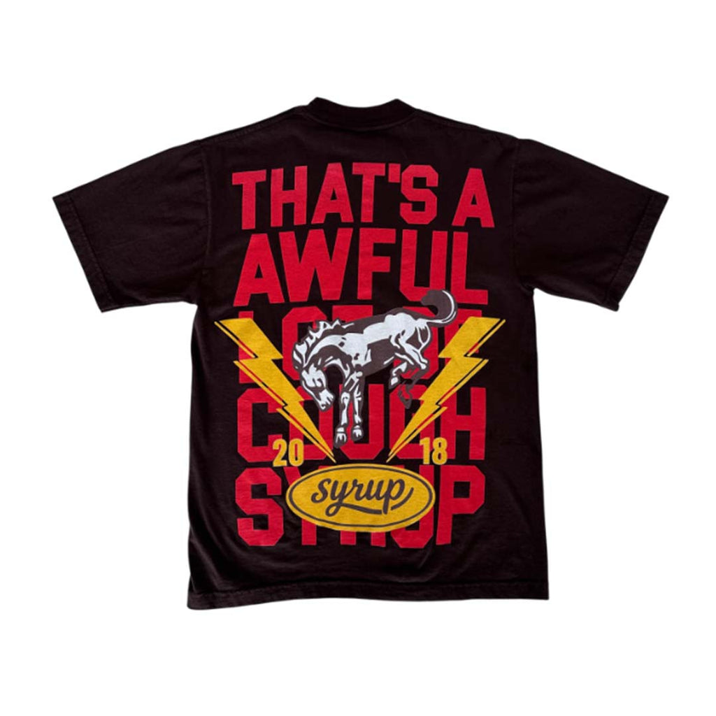 Awful Lot of Cough Syrup Brown Drinking Supply LLC Tee