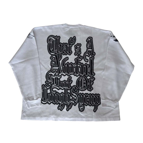 Awful Lot of Cough Syrup Cupid Tattoo Thermal Long Sleeve Tee