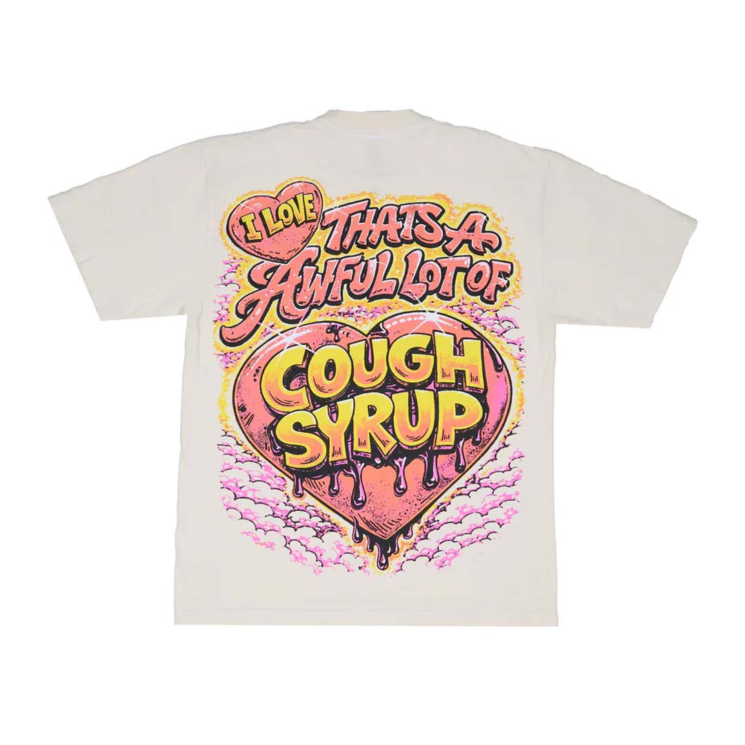 Awful Lot of Cough Syrup Cupid Tee Cream
