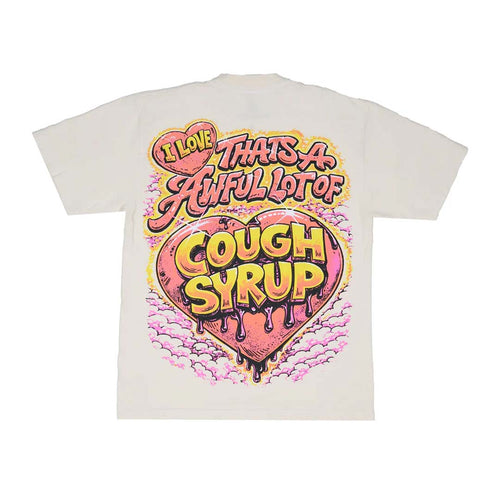 Awful Lot of Cough Syrup Cupid Tee Cream