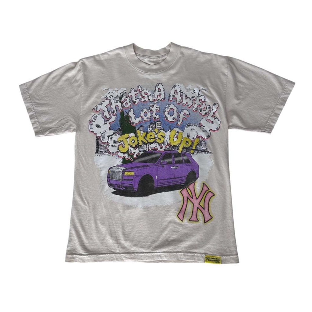 Awful Lot of Cough Syrup Jokes Up Tee Cream