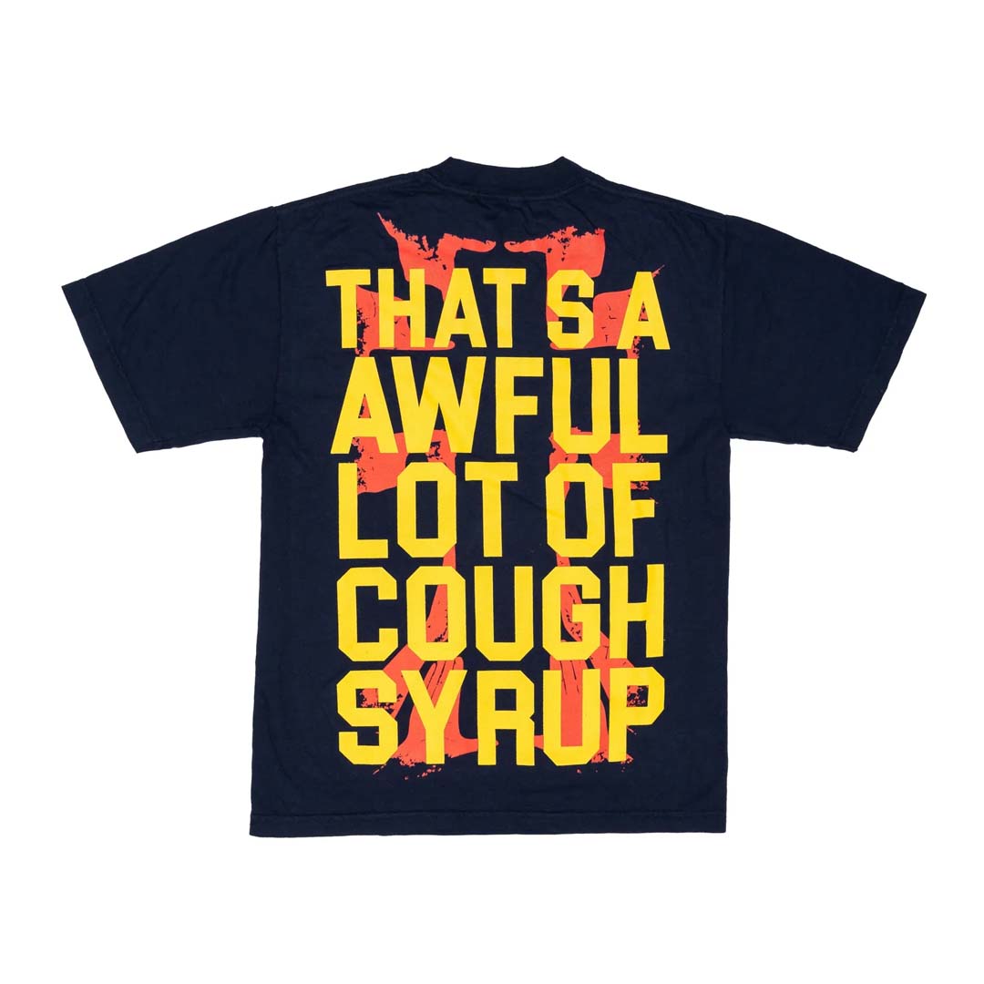 Awful Lot of Cough Syrup Land of Sippers Tee Black