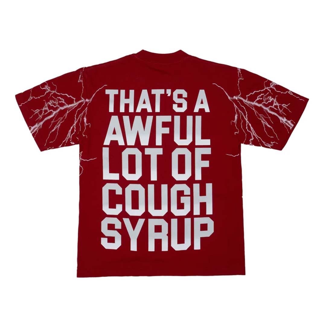 Awful Lot of Cough Syrup Red Hurricane Tee
