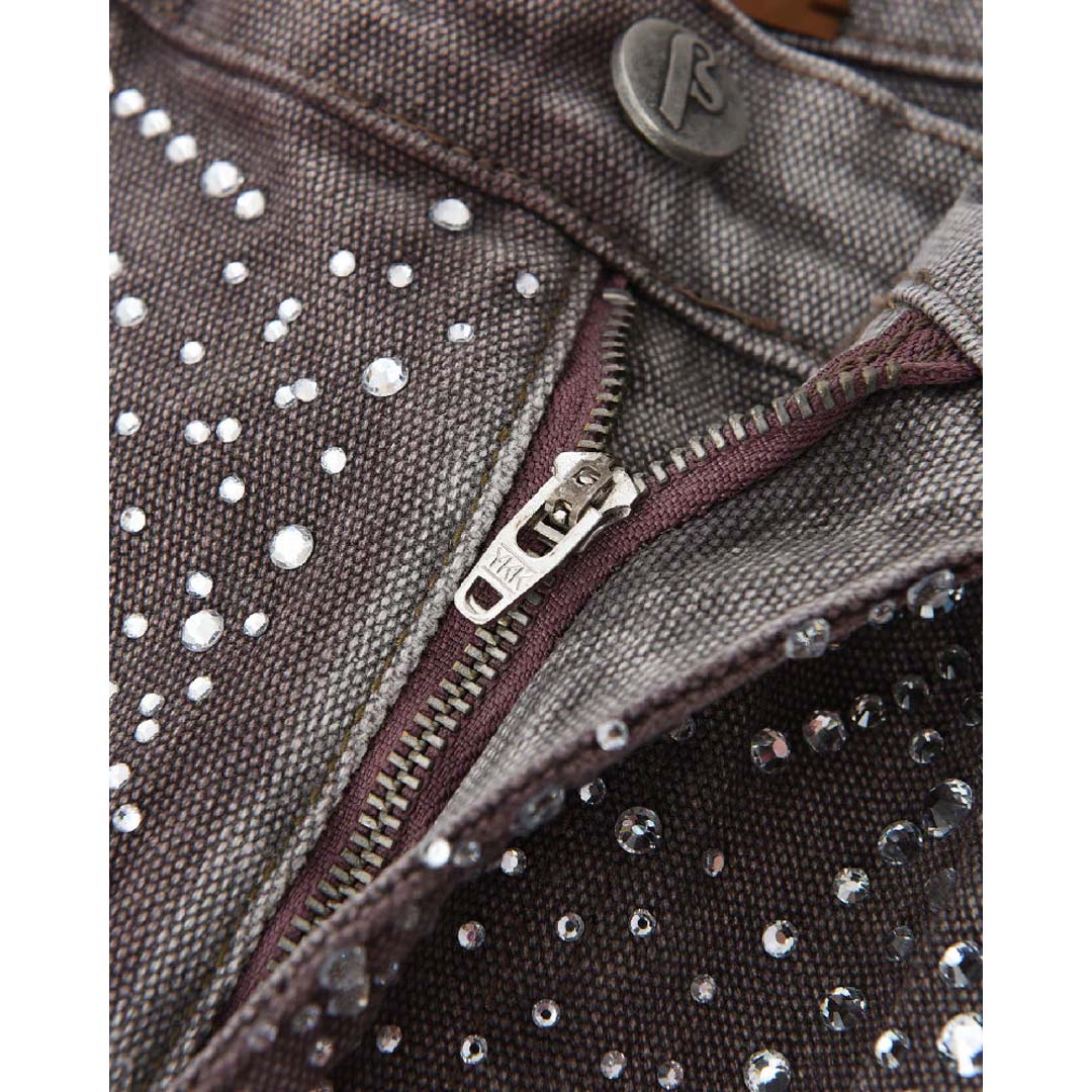 Birth of Royal Child Redial Diamond Shorts Brown