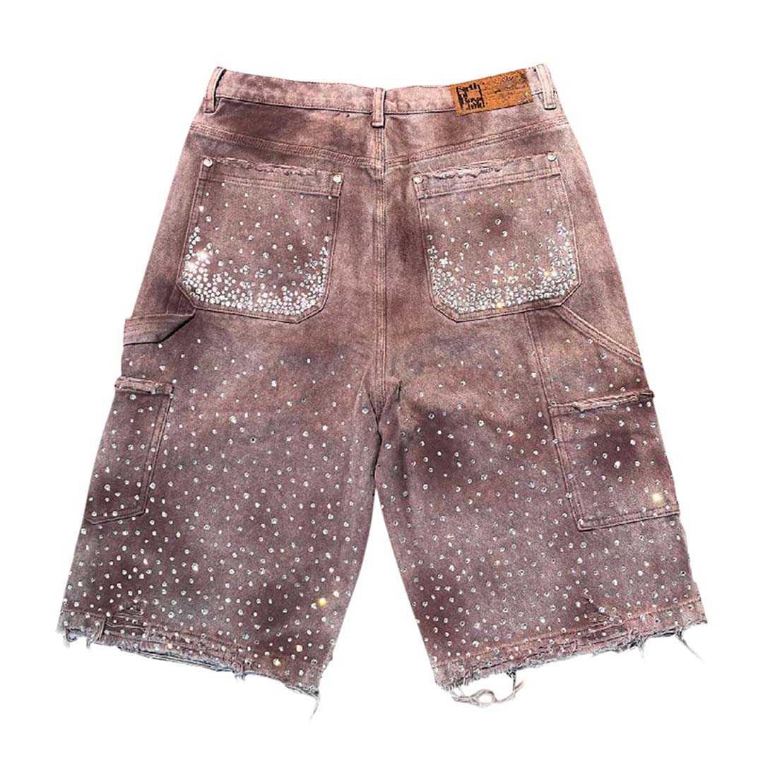 Birth of Royal Child Redial Diamond Shorts Brown