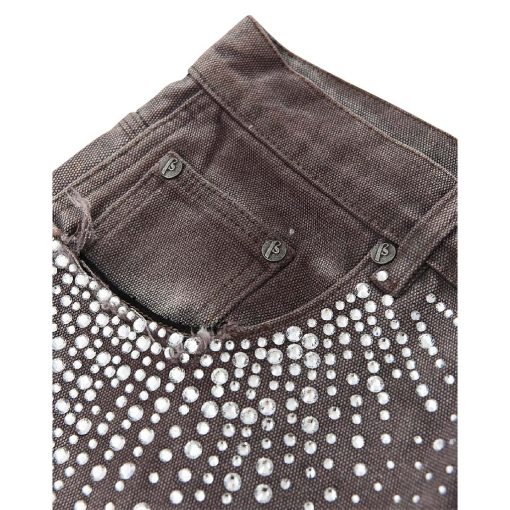 Birth of Royal Child Redial Diamond Shorts Brown