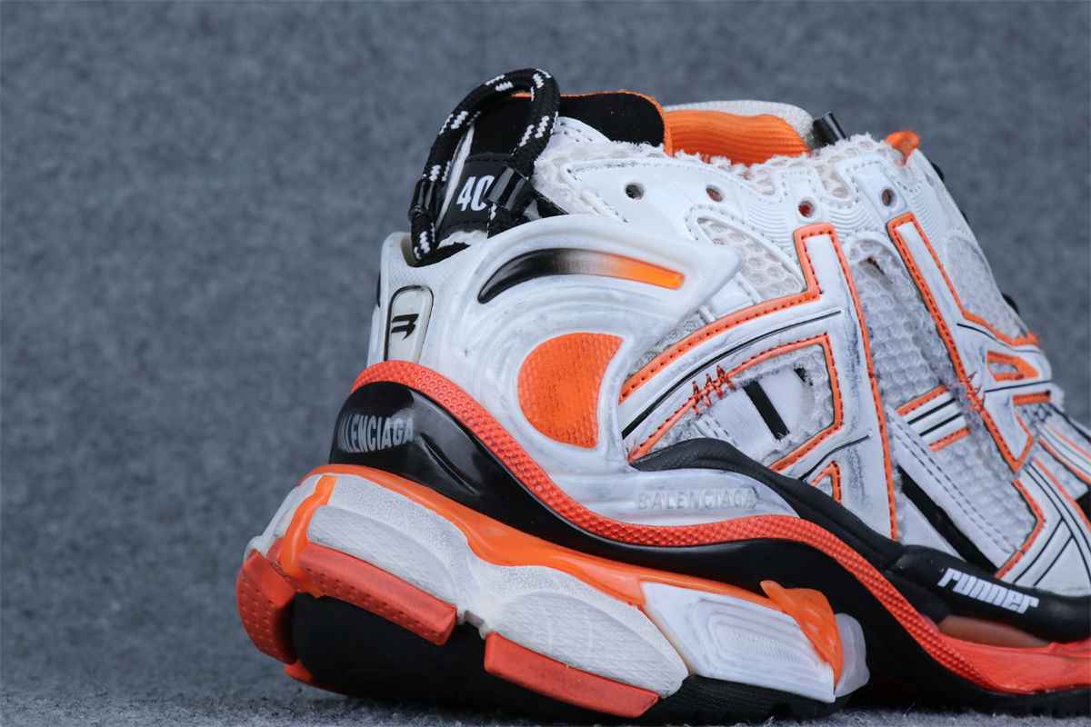 Balenciaga Runner Sneaker 'White Orange'