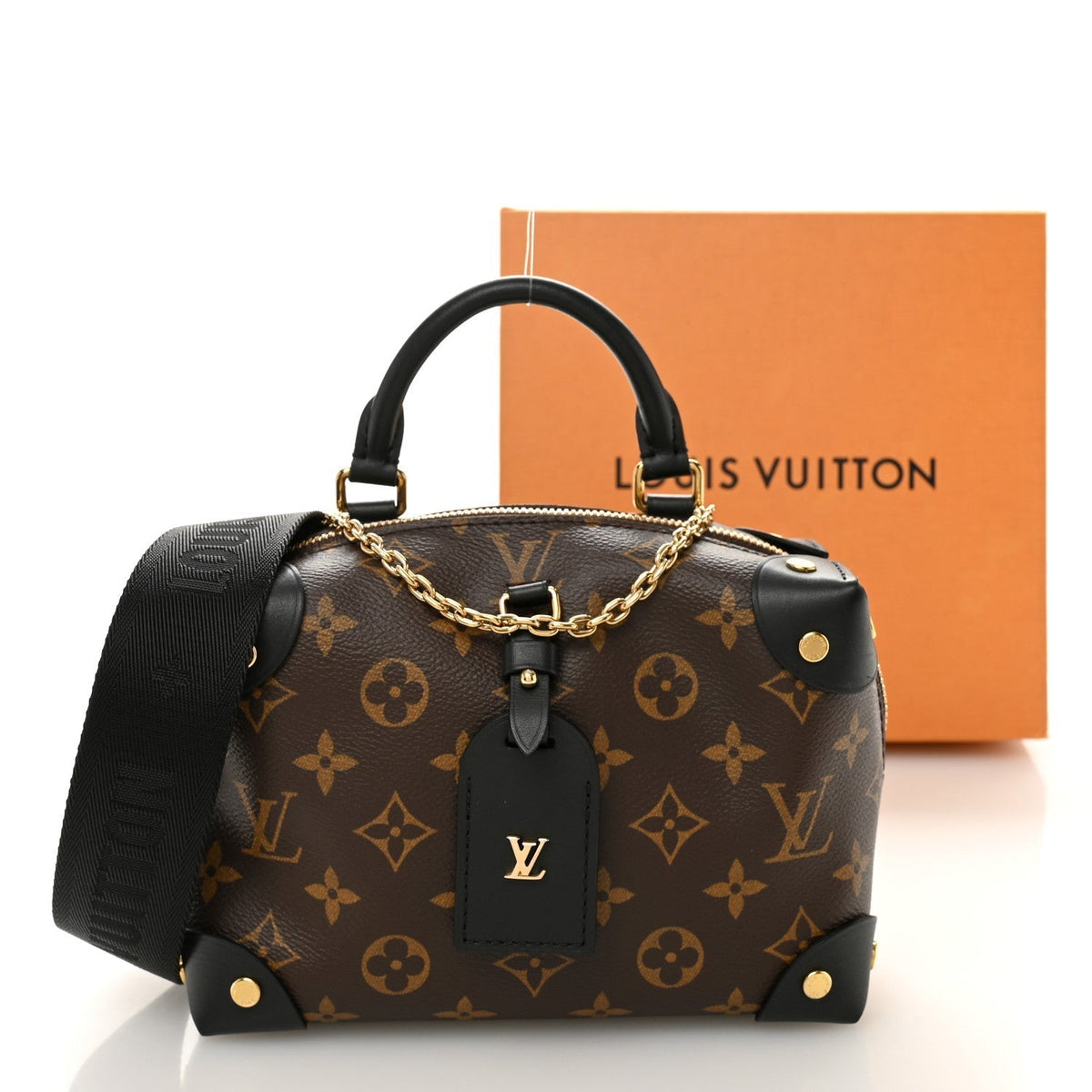 Monogram Petite Malle Souple Black