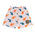 Eric Emanuel x Bape EE Short White Blue Orange