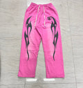 HELLSTAR Hot Pink Tribal Flame Heavyweight Sweatpants