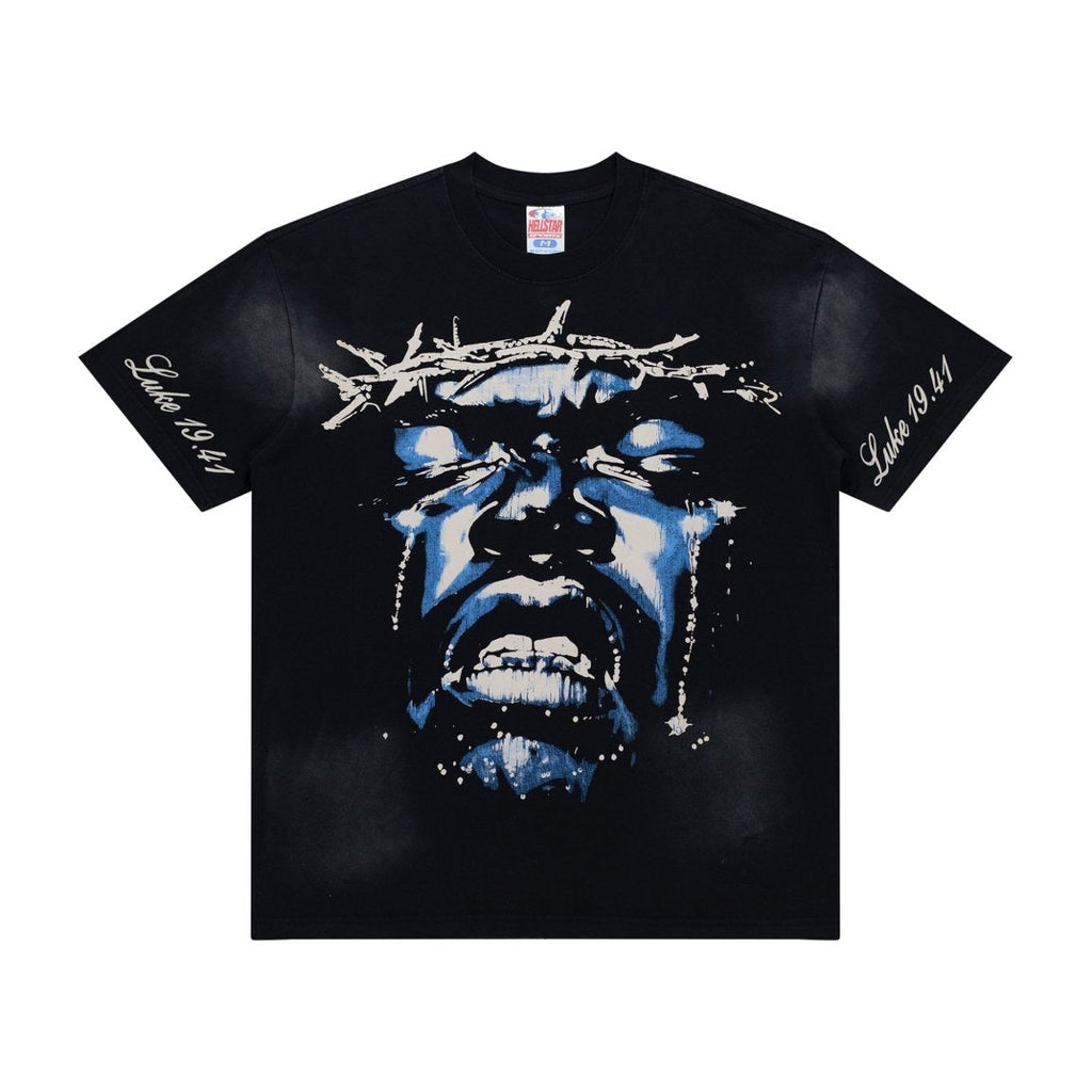 Hellstar Luke 1941  Vintage T-Shirt - Washed Black