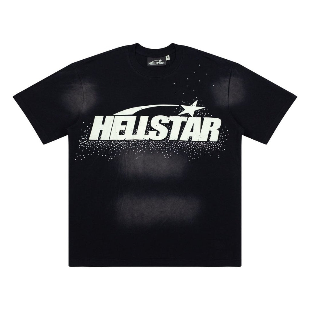 Hellstar Studios Halloween Skull Graphic Vintage Washed Cotton T-Shirt