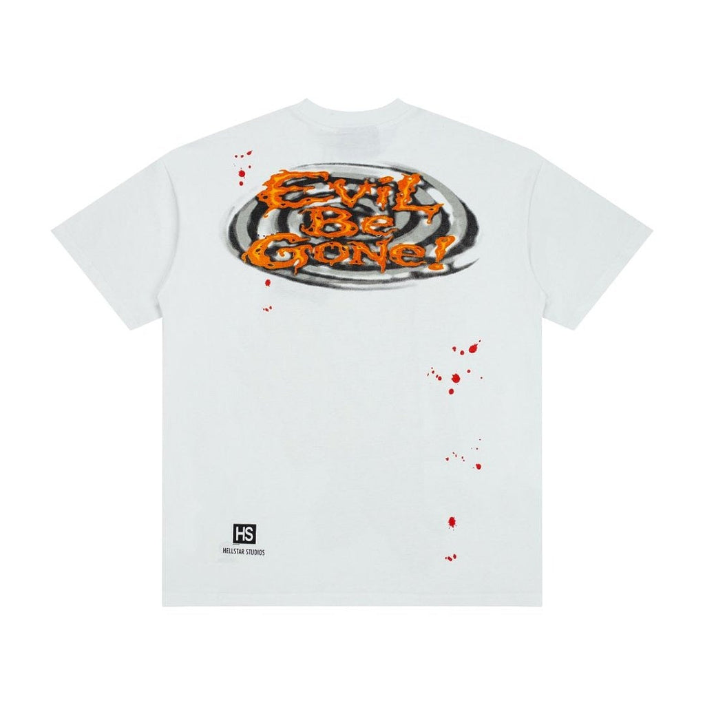 Hellstar Hand Eye Graphic Oversized T-Shirt - Off White