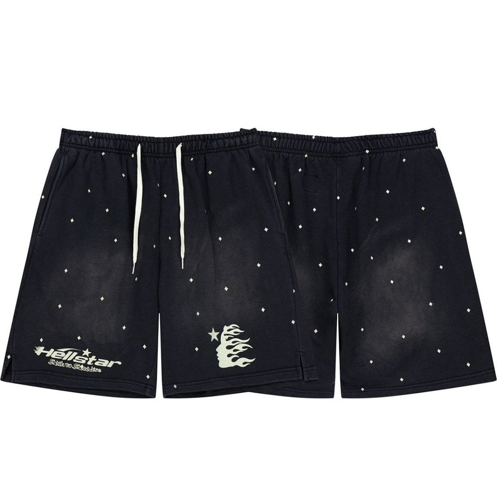 Hellstar Vintage Wash Star Graphic Sweatshorts