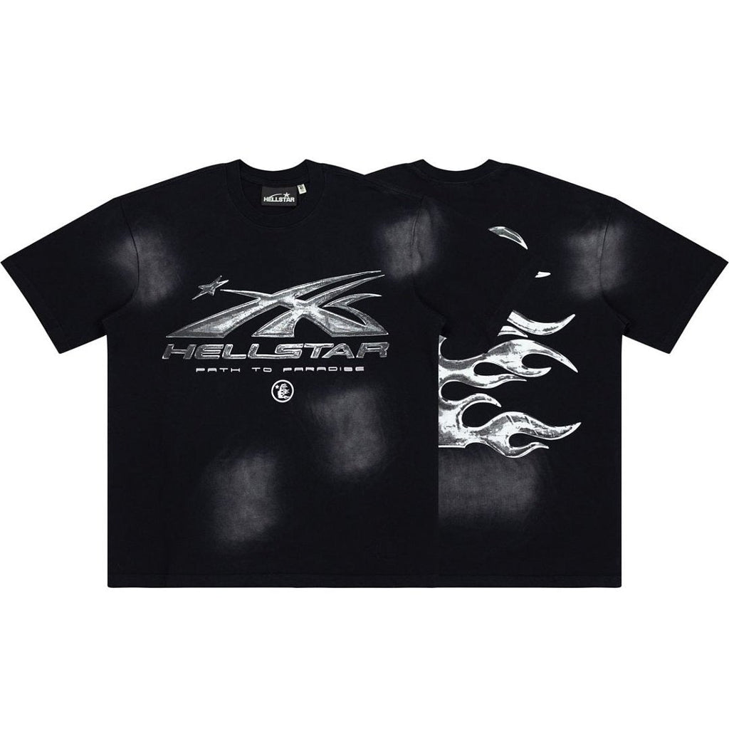 Hellstar Sports Graphic Logo Oversized Cotton T-Shirt