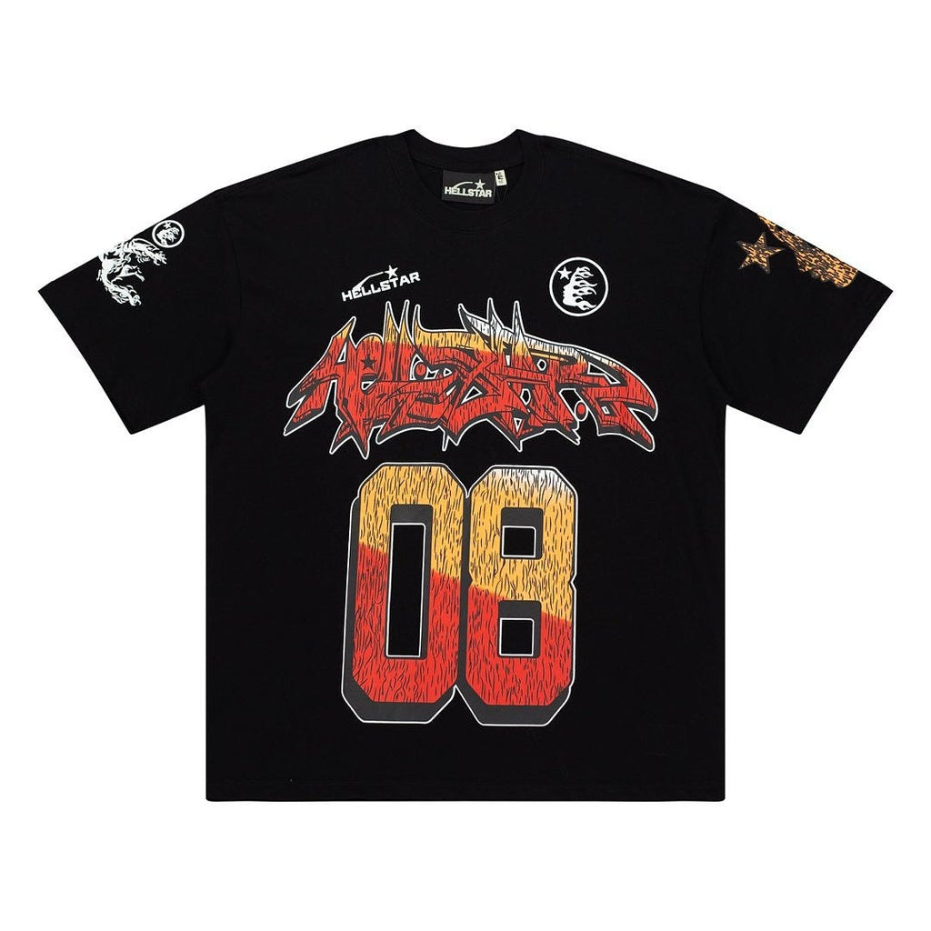 Hellstar Studios RECORDS Graphic Oversized Cotton T-Shirt