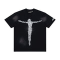 Hellstar Brain Cross Graphic Oversized Cotton T-Shirt
