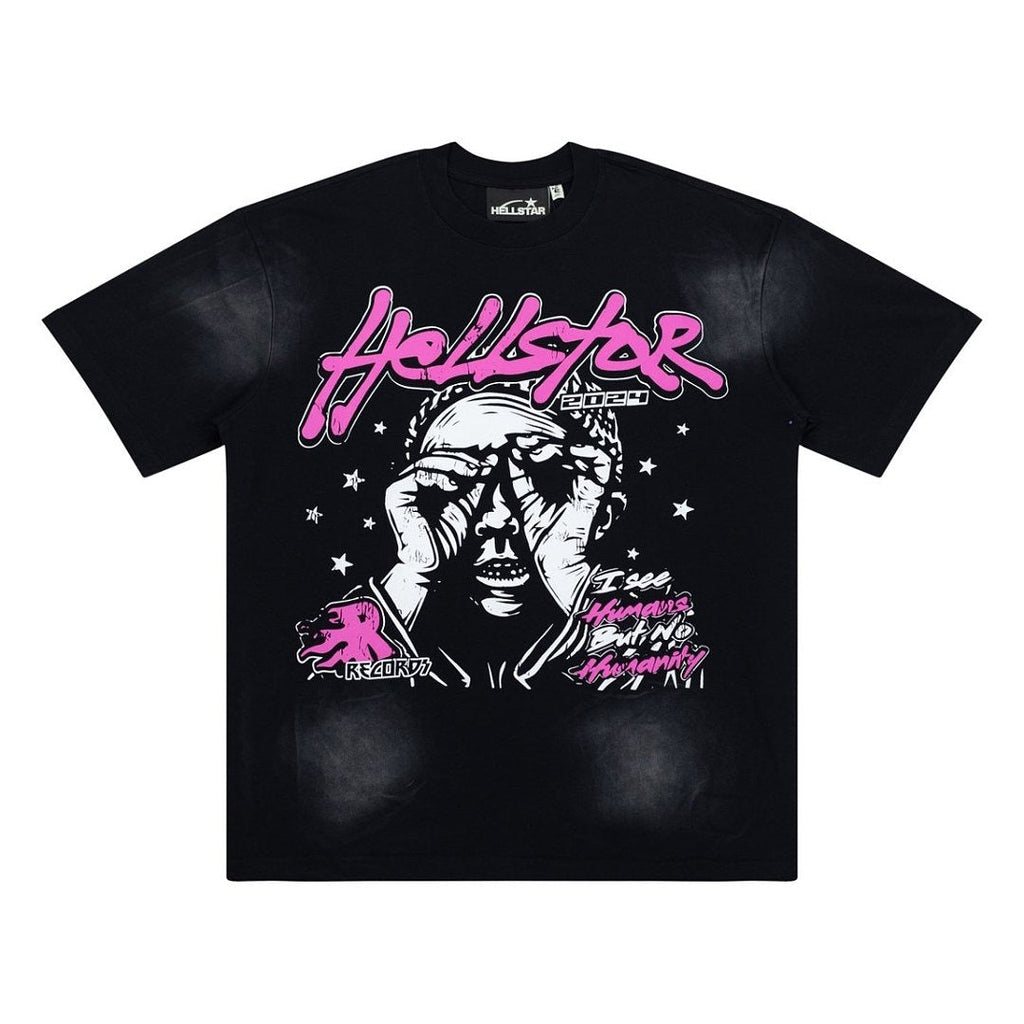 Hellstar Studios "FOR THE SUN" Graphic Oversized T-Shirt - Black