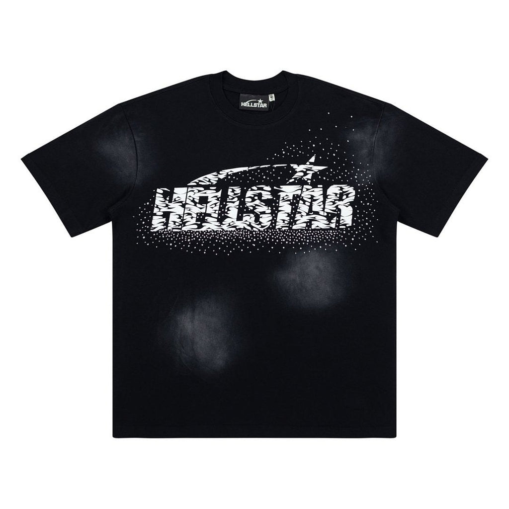 Hellstar Records Camo Graphic Cotton T-Shirt