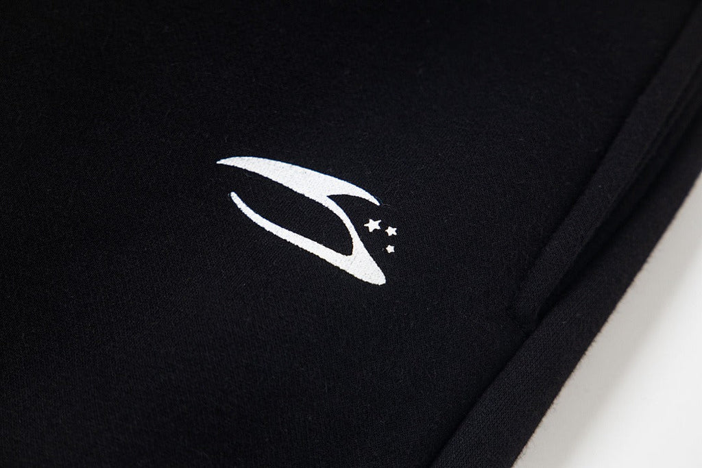 Hellstar High-Quality Vintage Washed Fleece Sweatpants (Black)