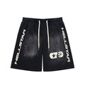 Hellstar Paint Splatter Gradient Drawstring Shorts