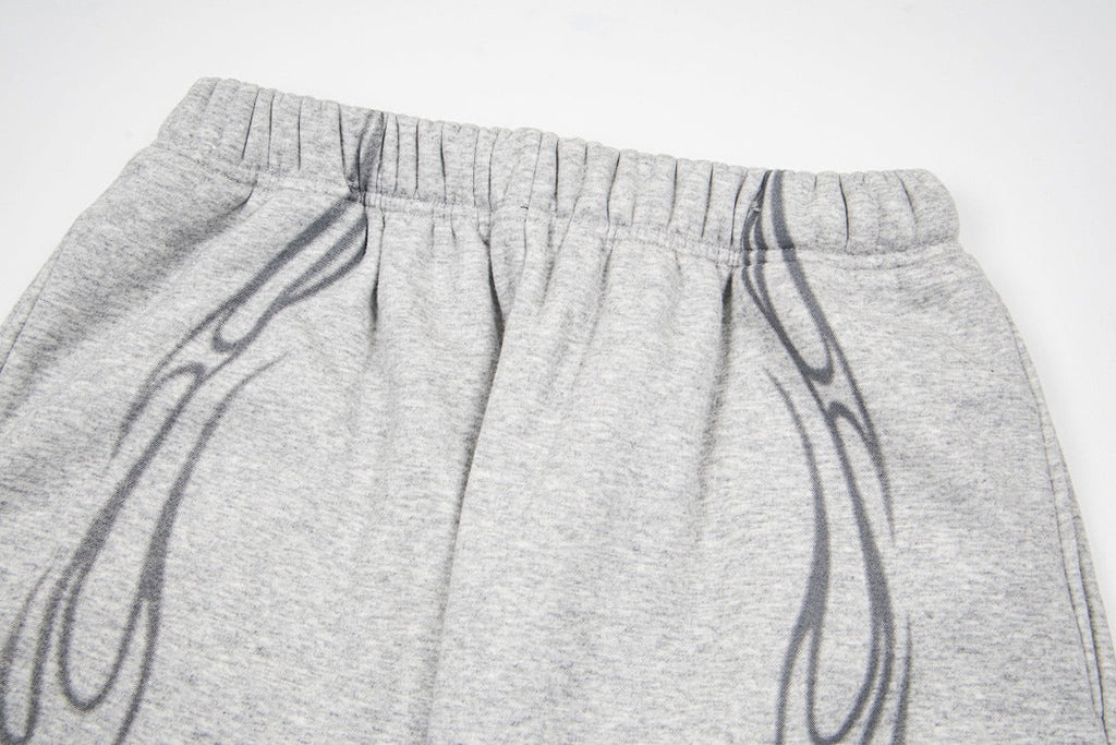 Hellstar High-Definition Graphic Sweatpants (Grey)