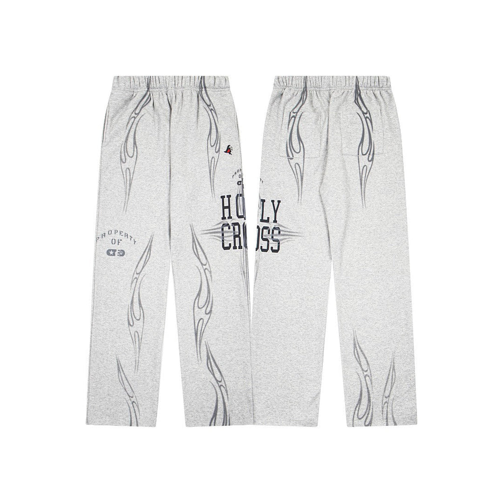 Hellstar High-Definition Graphic Sweatpants (Grey)