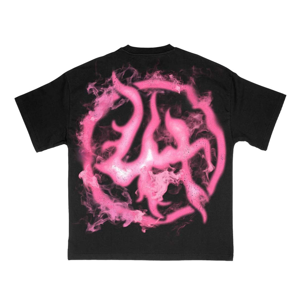 Lost Hills x Cough Syrup Head Tee Black