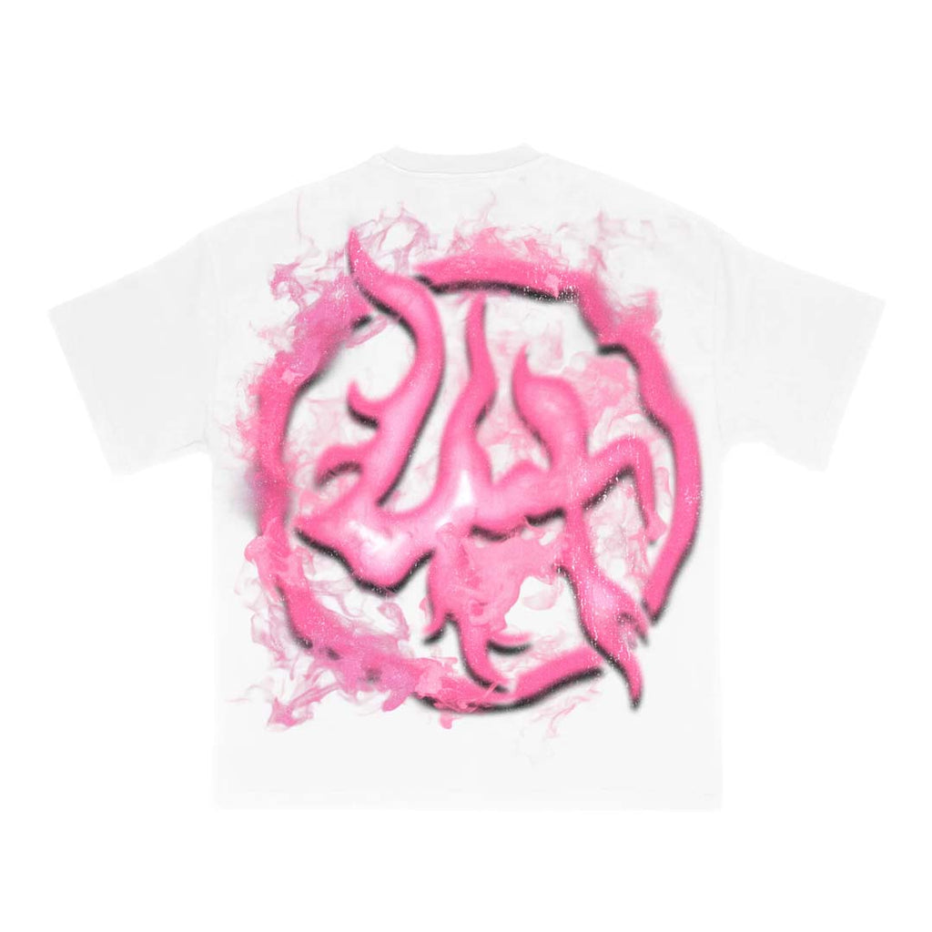 Lost Hills x Cough Syrup Head Tee White