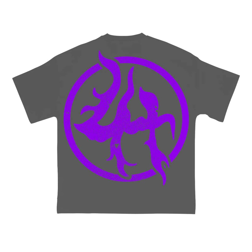 Lost Hills x Cough Syrup Scream Tee Grey