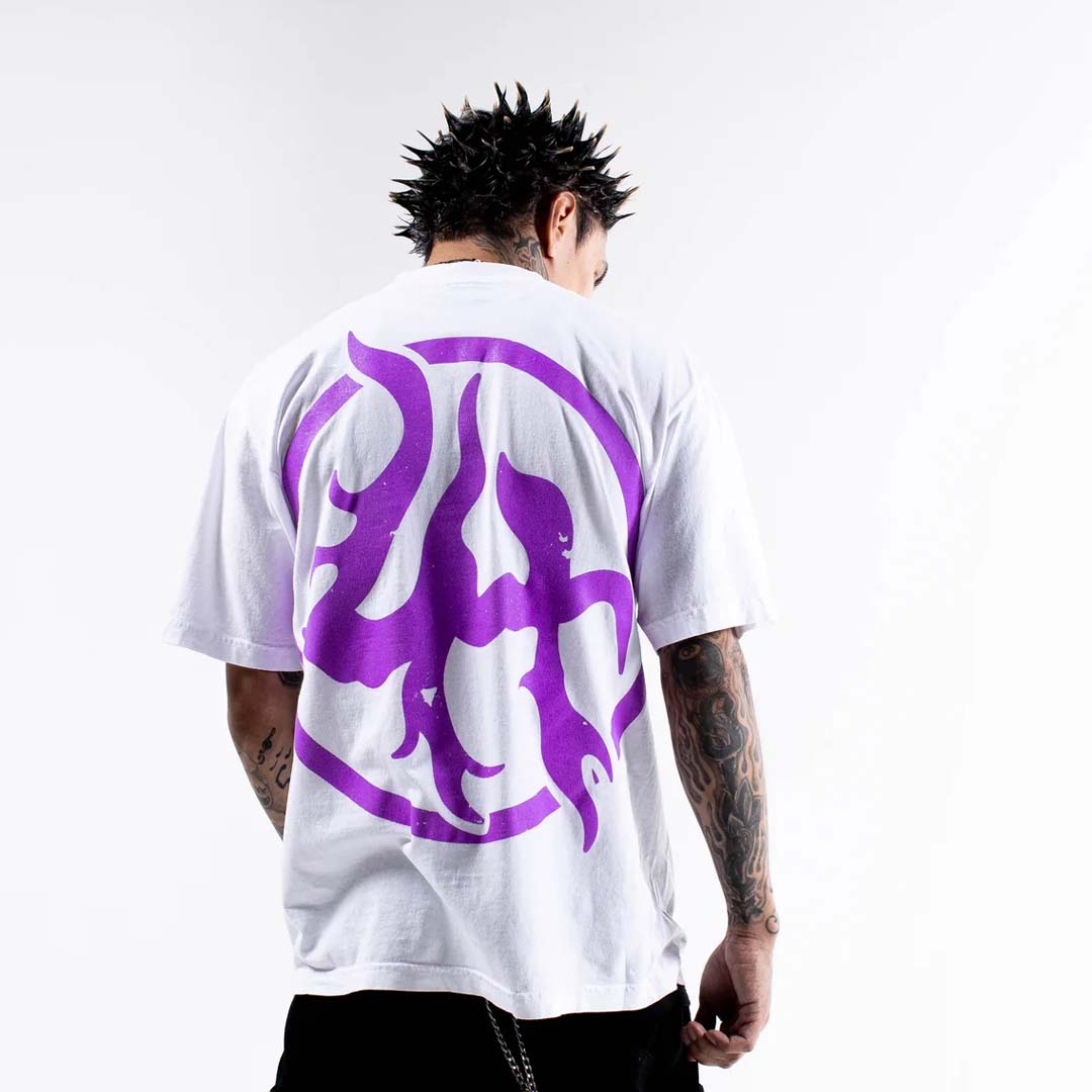 Lost Hills x Cough Syrup Scream Tee White