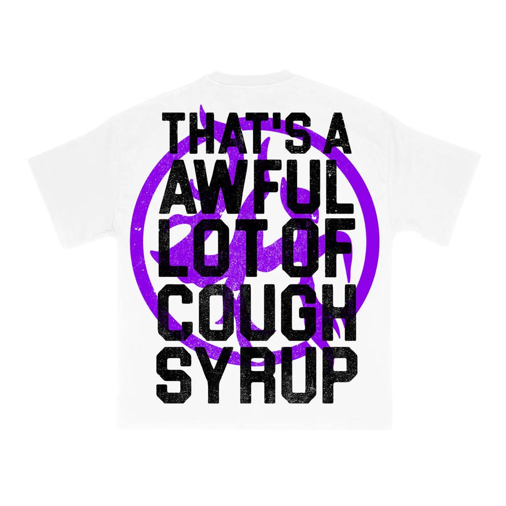 Lost Hills x Cough Syrup Spell Out Tee White