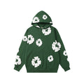 Denim Tears Cotton Flower Foam Print Hoodie